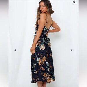 ATLAS MAXI DRESS NAVY - Hello Molly